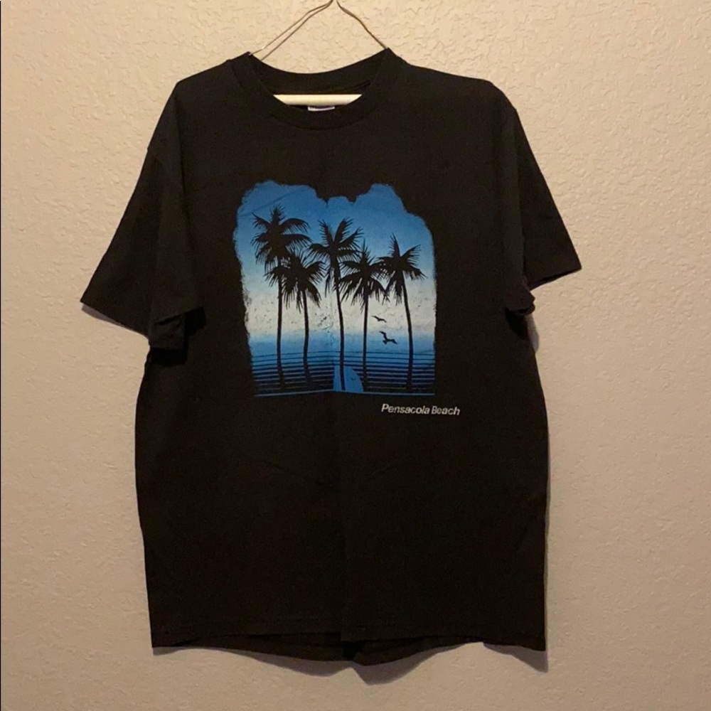 Vintage Pensacola Beach Cotton T shirt Sz XL